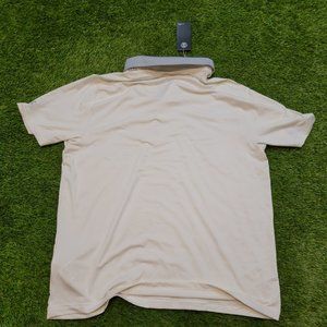 Mens Under Armour XL Heatgear Golf Polo White and Grey